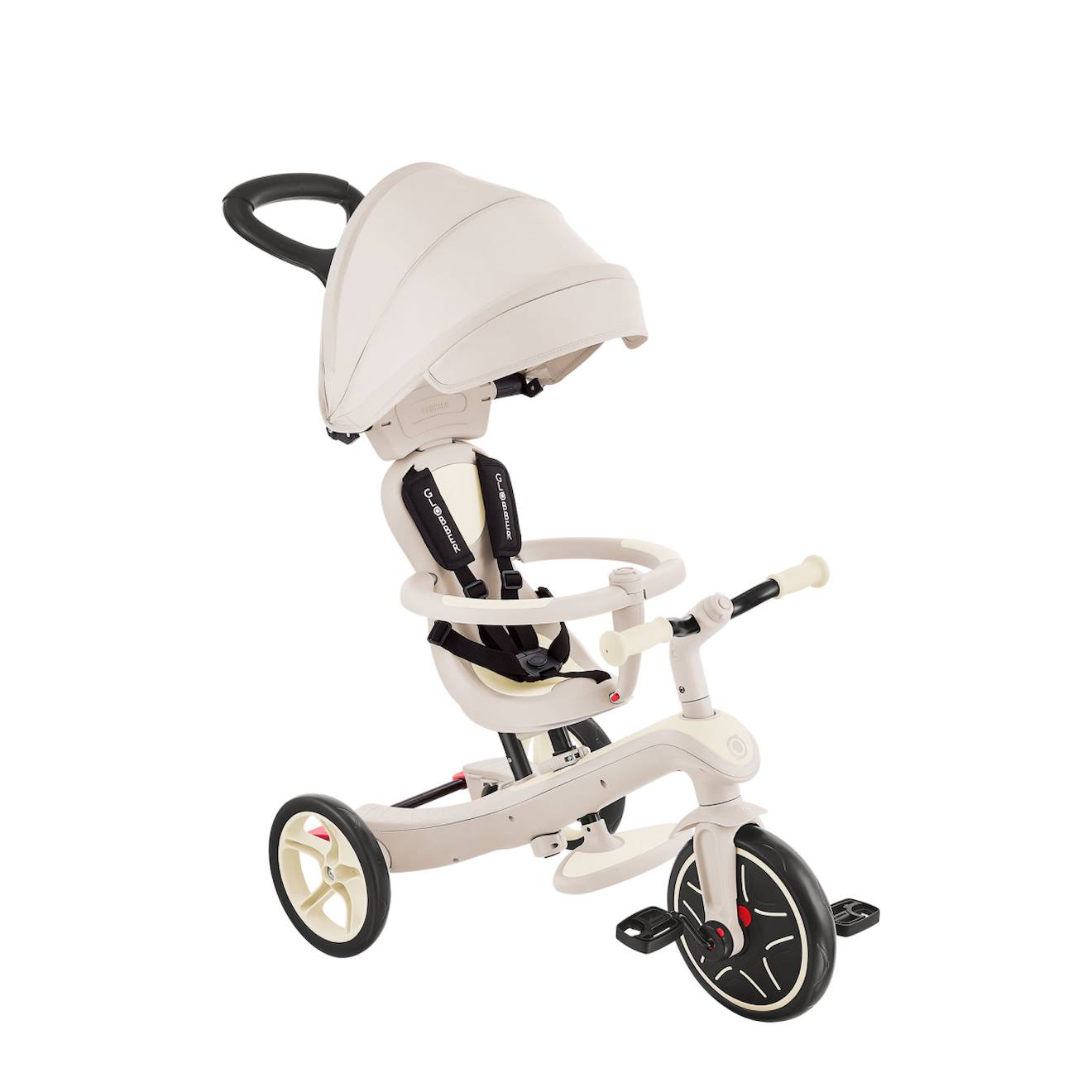 Tricycle Évolutif Explorer 4 En 1 Deluxe Eco Taupe