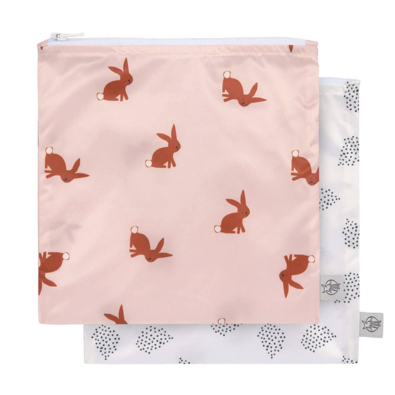 Lot De 2 Pochettes À Snack Little Forest Lapin Multicolore