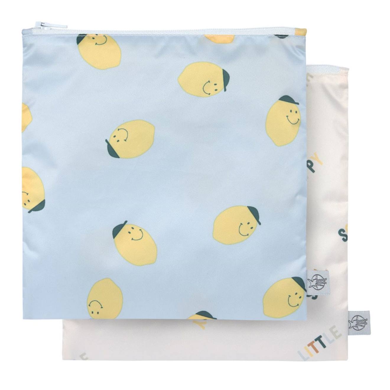 Lot De 2 Pochettes À Snack Happy Fruits Citron Multi-coloured