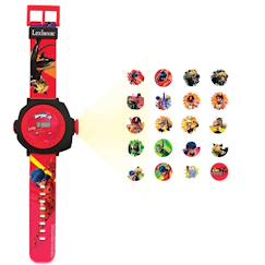 Jouet-Montre digitale avec projection Miraculous,  bracelet ajustable écran avec 20 Projections