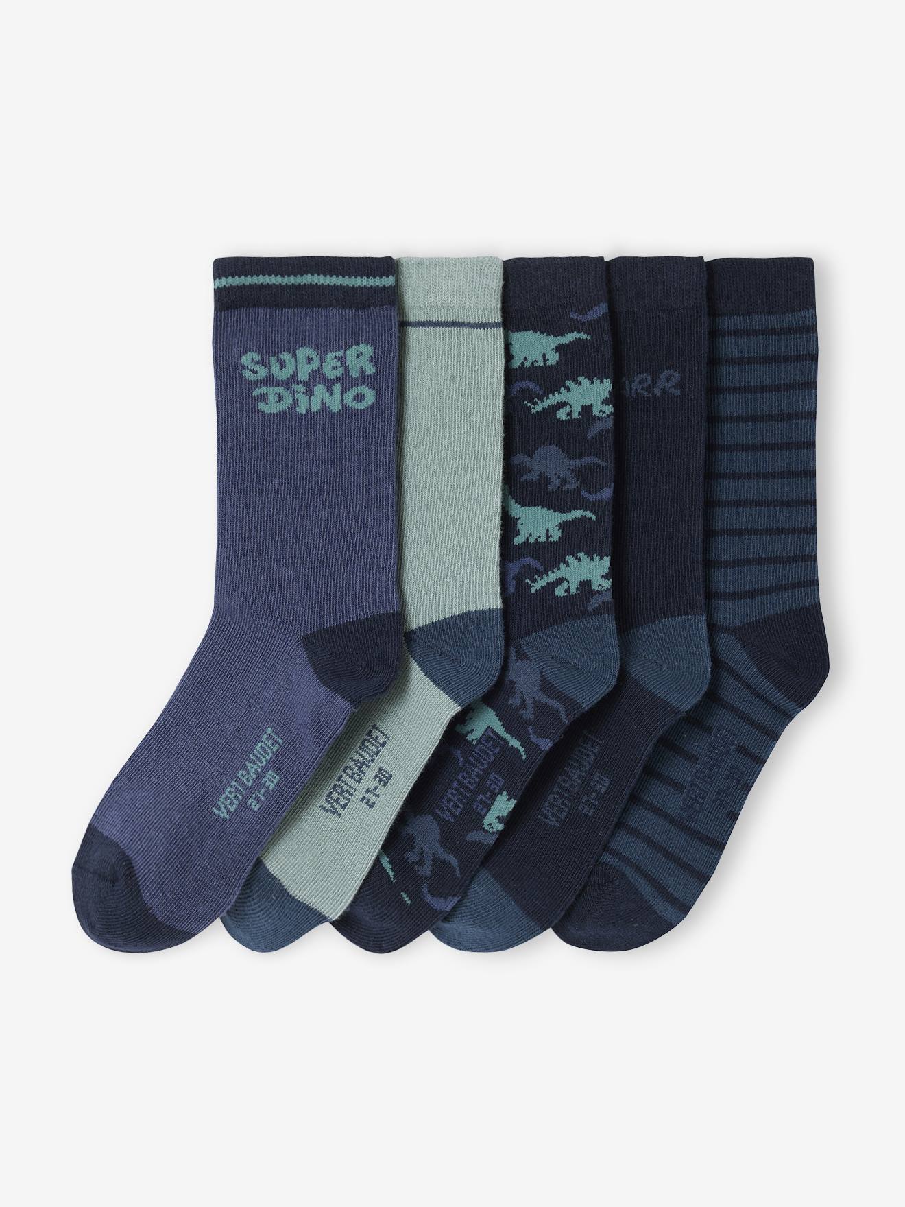 Lot de 5 paires de chaussettes Super dino garon assorties 9 €