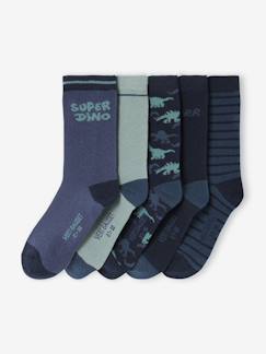 Lot de 5 paires de chaussettes "Super dino" garçon  - vertbaudet enfant