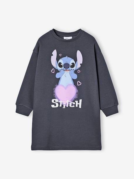 Fille-Robe sweat Disney Lilo & Stitch en molleton