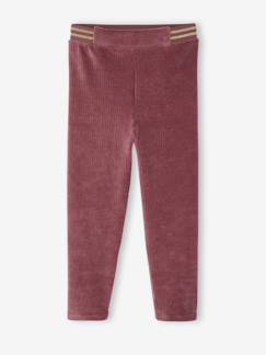 Legging fille velours   - vertbaudet enfant