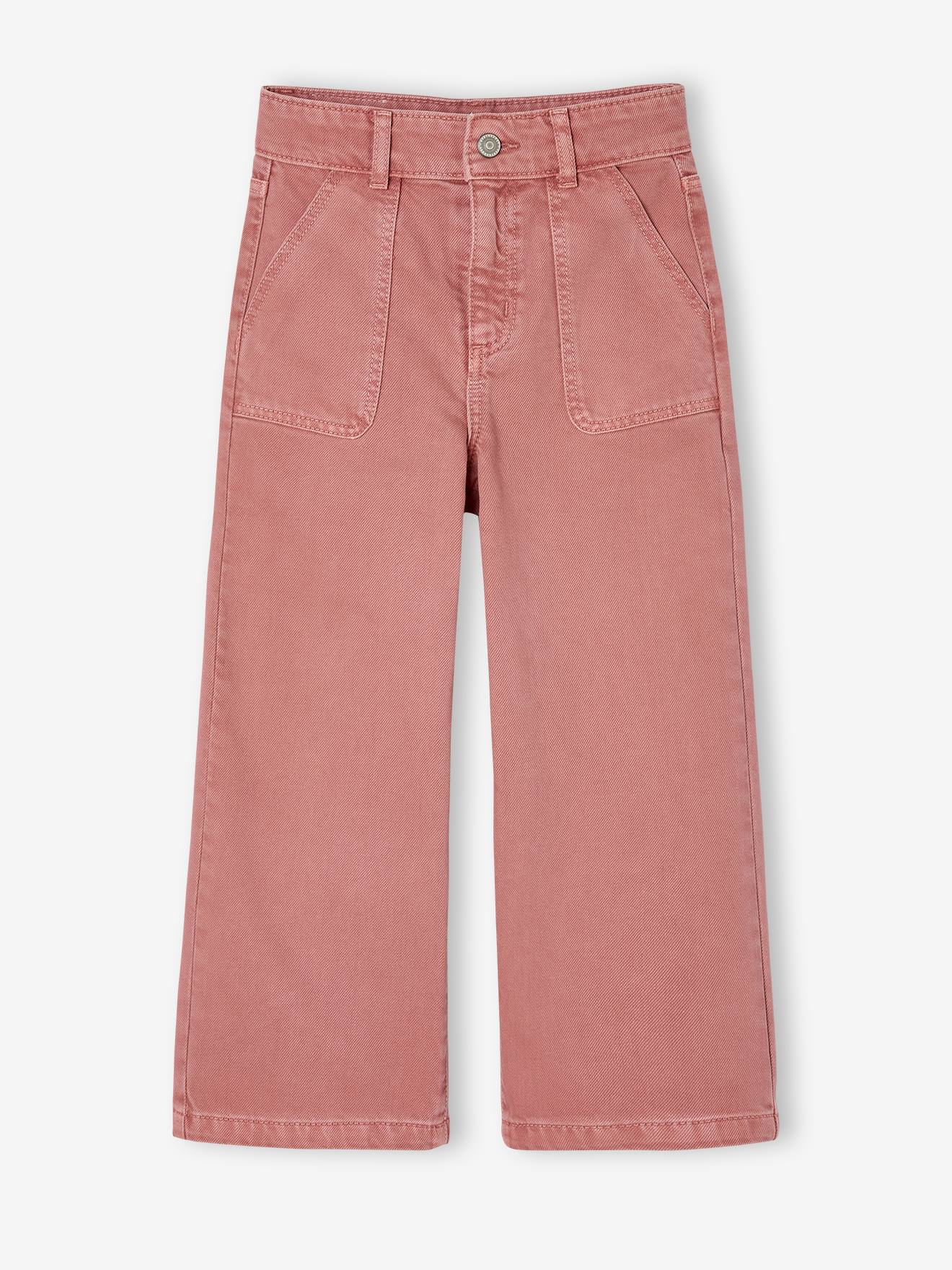 Pantalon fille large MorphogiK medium vieux rose 20 €