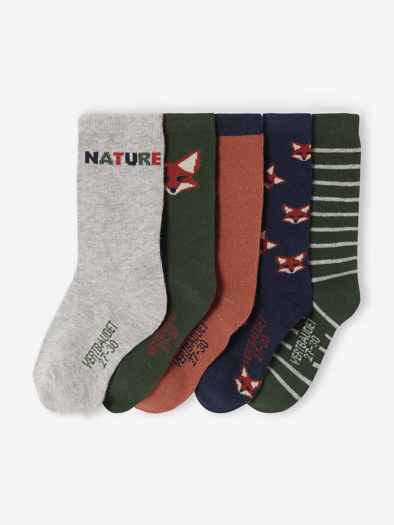 Lot de 5 paires de chaussettes renard garon assorties 8 €