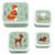 Lot de 4 boîtes à goûter Jaune+Kaki+Princesses+Robot+Rose+Rose, rouge, violet+Vert de gris 37 - vertbaudet enfant 