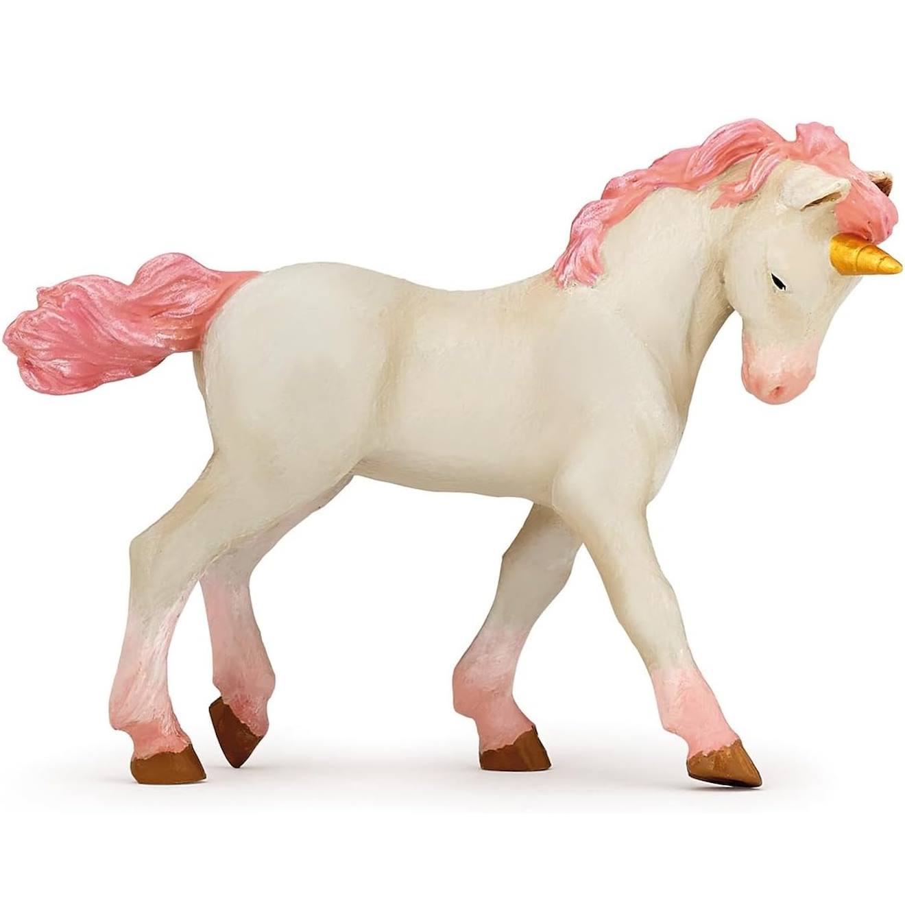 Figurine Jeune Licorne Rose