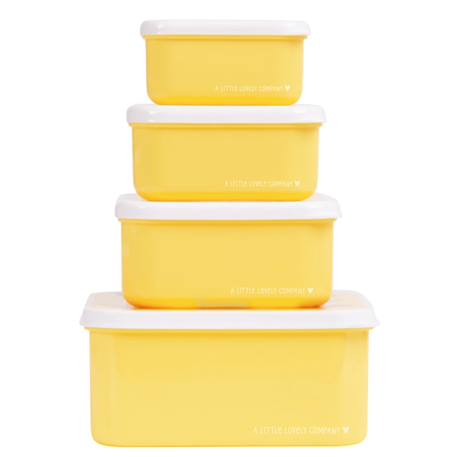 Lot de 4 boîtes à goûter Jaune+Kaki+Princesses+Robot+Rose+Rose, rouge, violet+Vert de gris 6 - vertbaudet enfant 