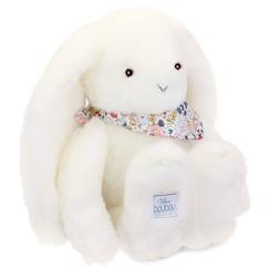 Jouet-Premier âge-Peluche lapin fleurette 35 cm