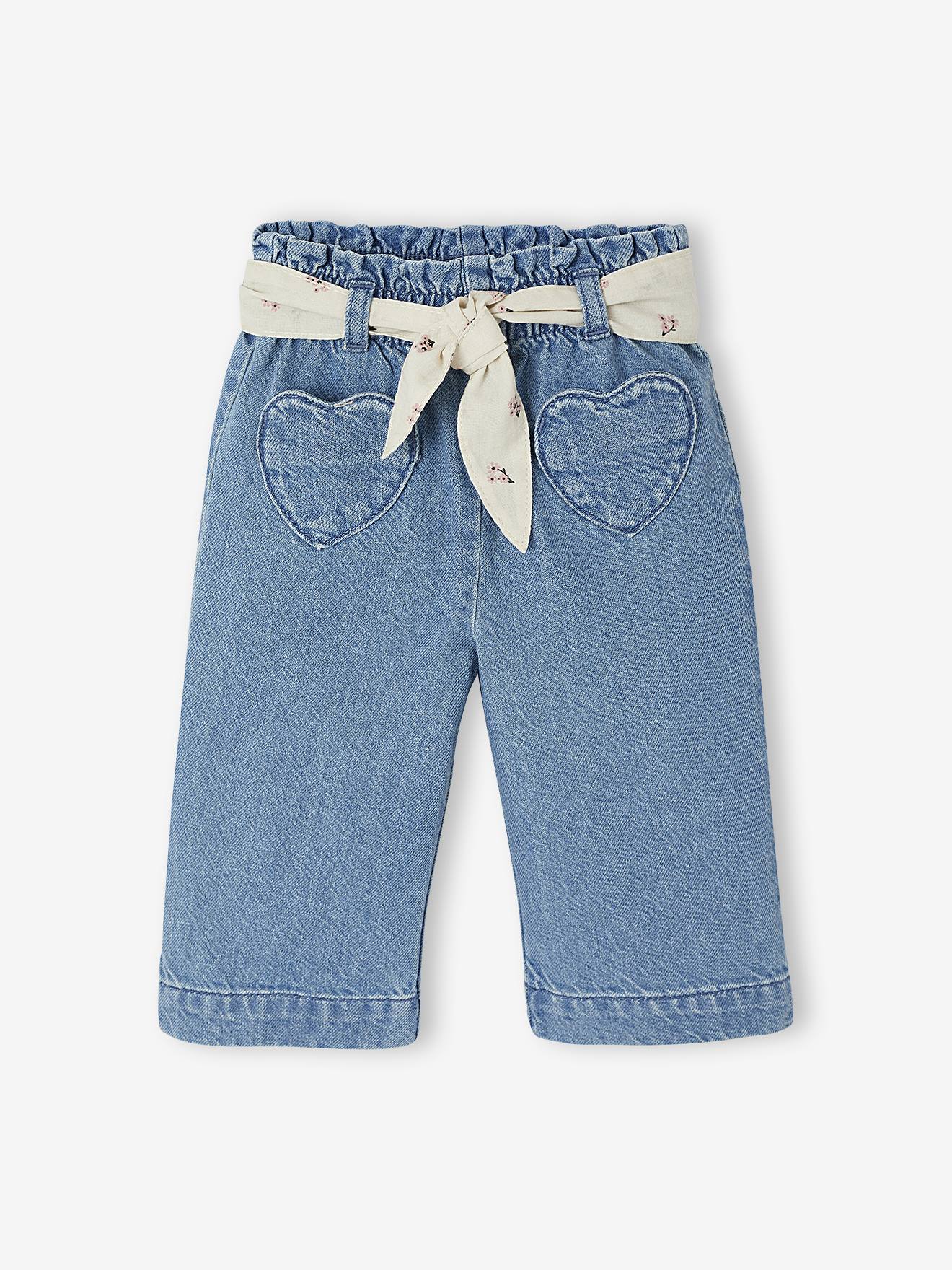 Jean large bb avec ceinture nouer stone 23 €