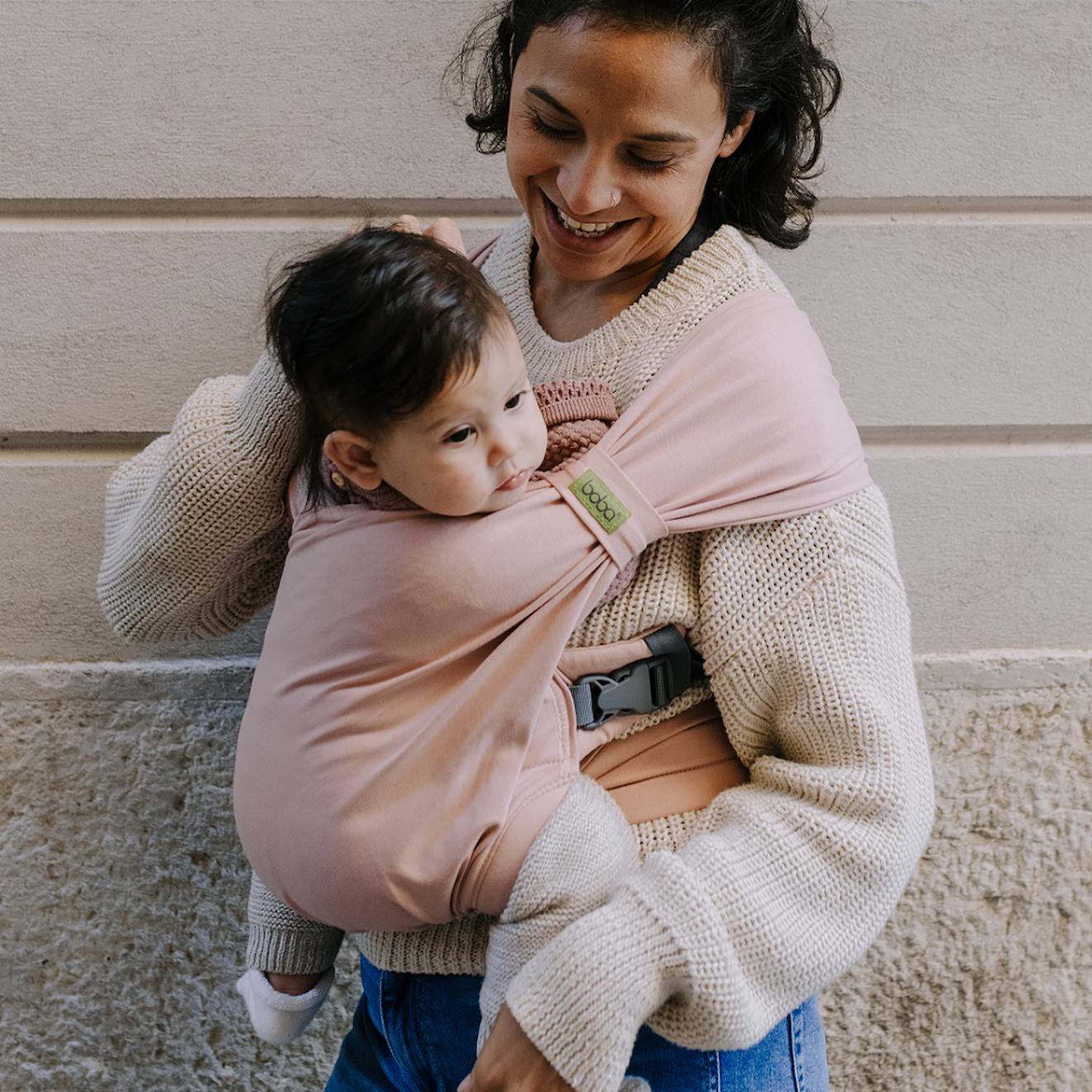 Porte-bébé Hybride Boba Bliss Bloom Rose