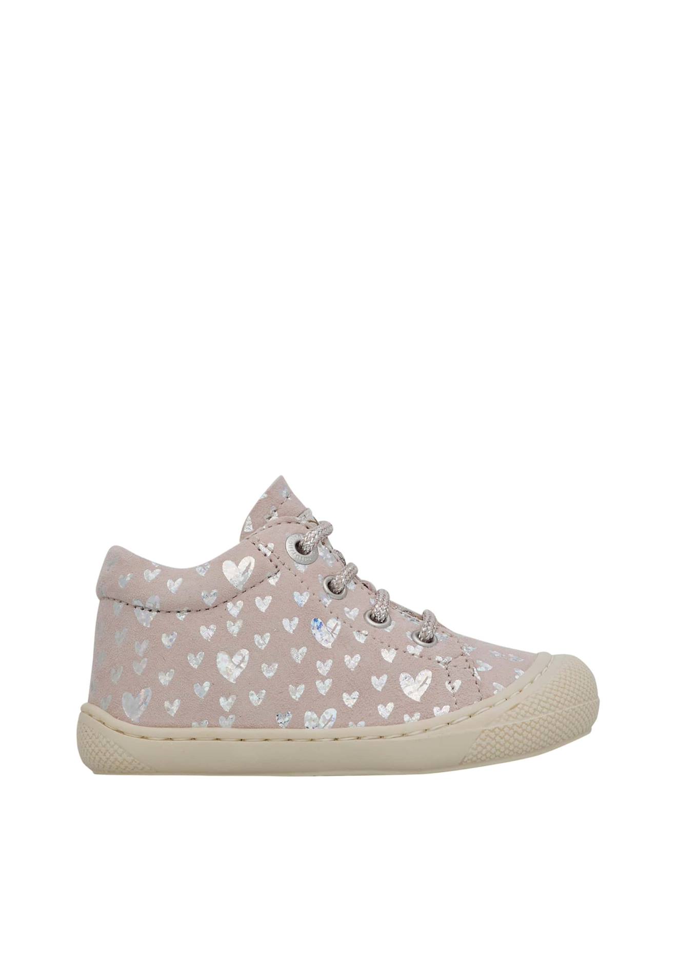 Chaussures Premiers Pas En Suède Cocoon Rose Poudré