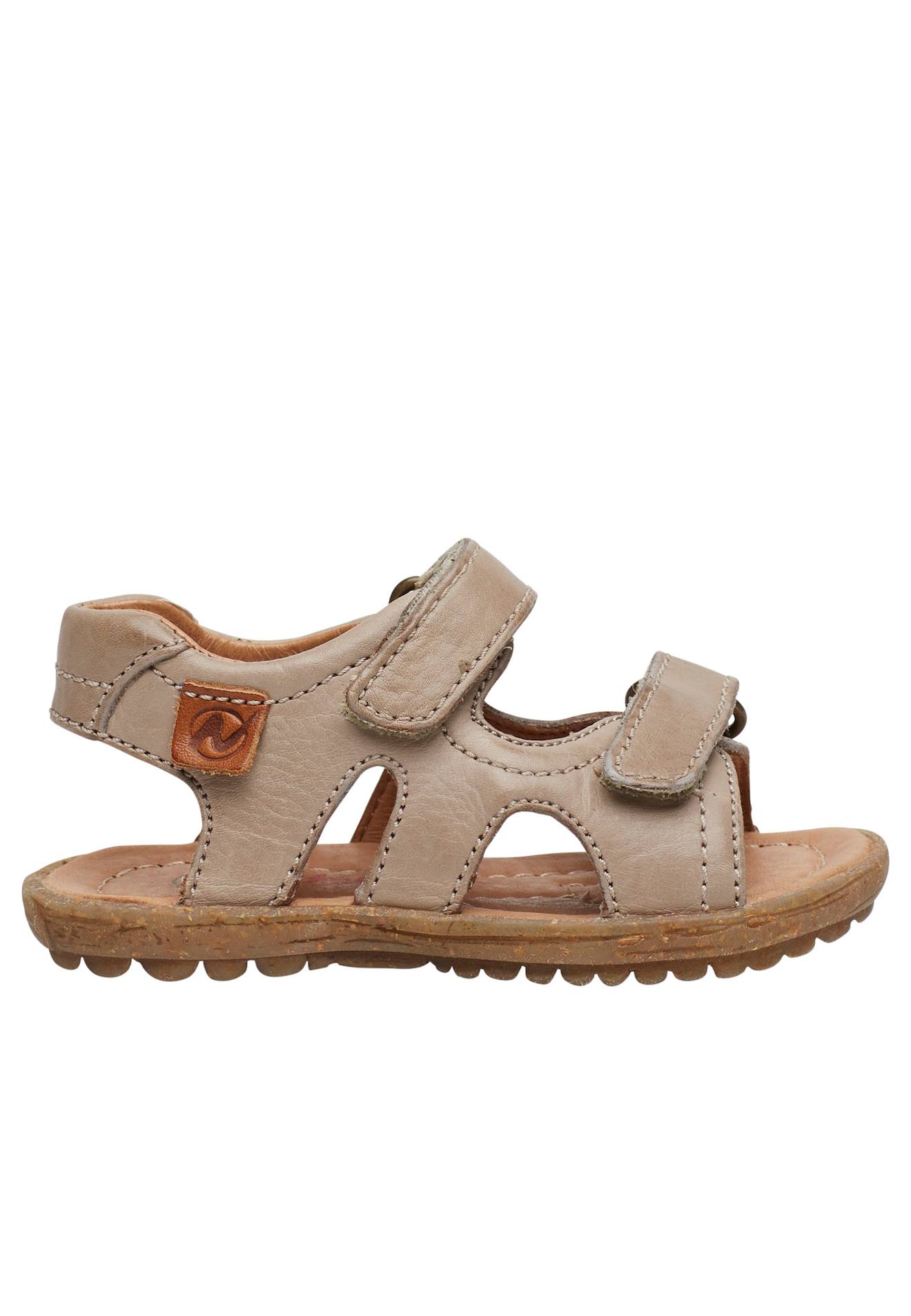 Sandales En Cuir Sky Beige