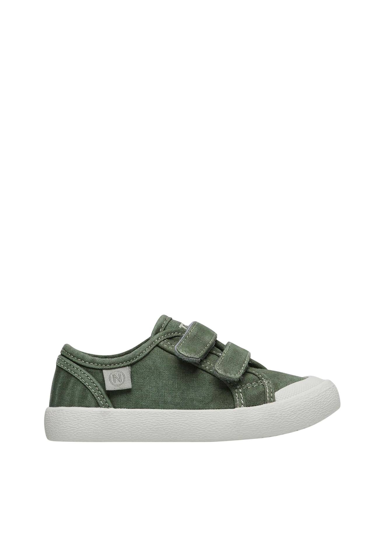 Baskets En Tissu Avec Fermeture Scratch Summer Vl. Vert