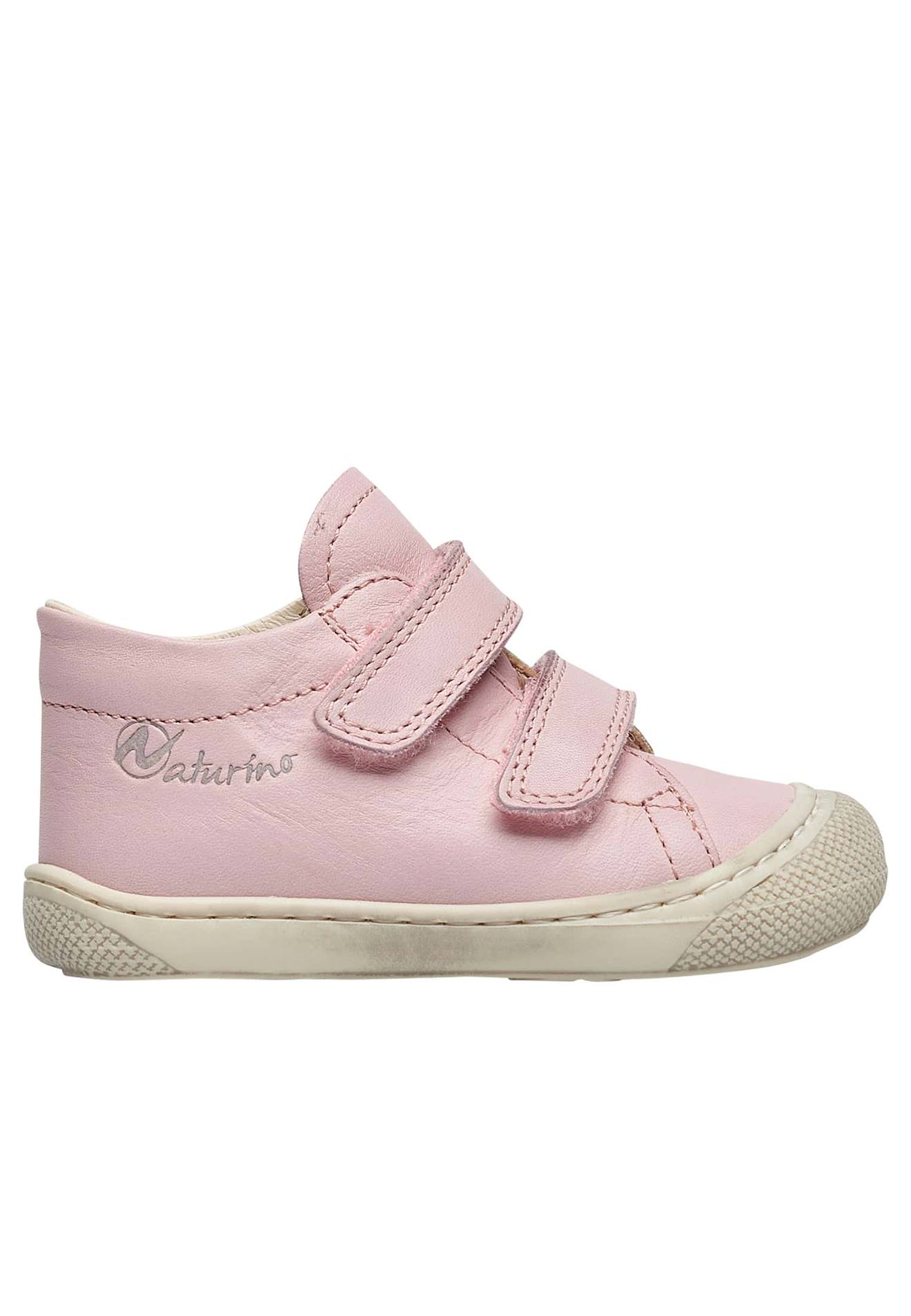 Chaussures Premiers Pas En Cuir Cocoon Vl Blanc-rose