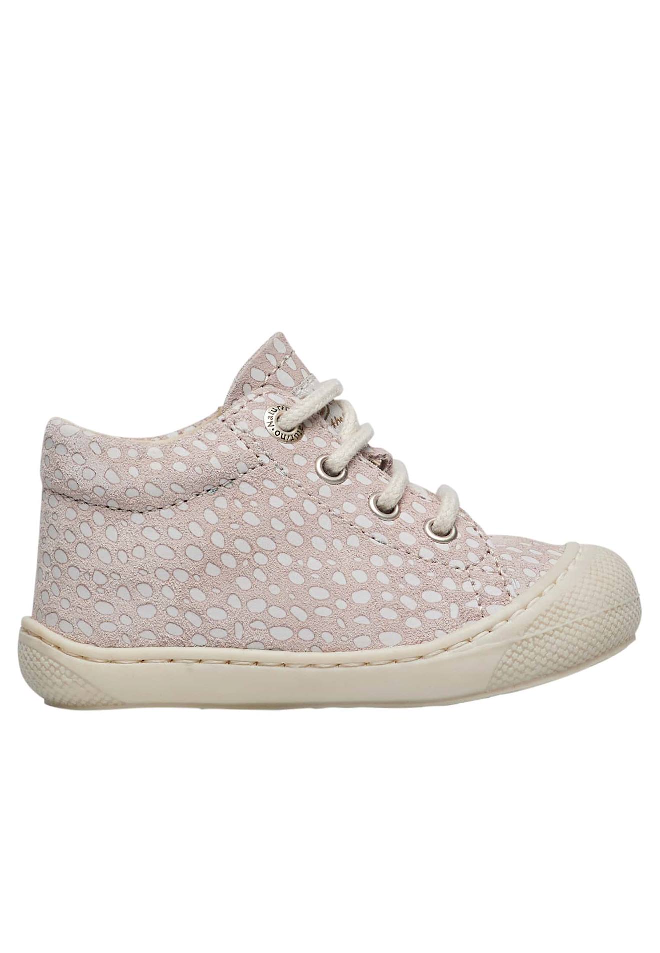 Chaussures En Suède Imprimé Poney Cocoon Blanc-rose