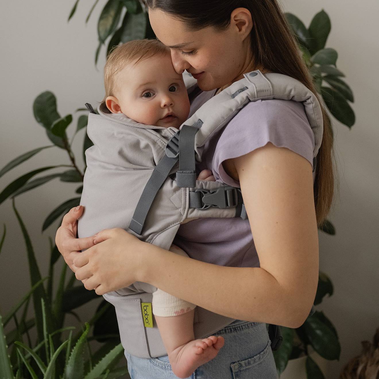 Porte Bébé Boba X Gris Gris Clair