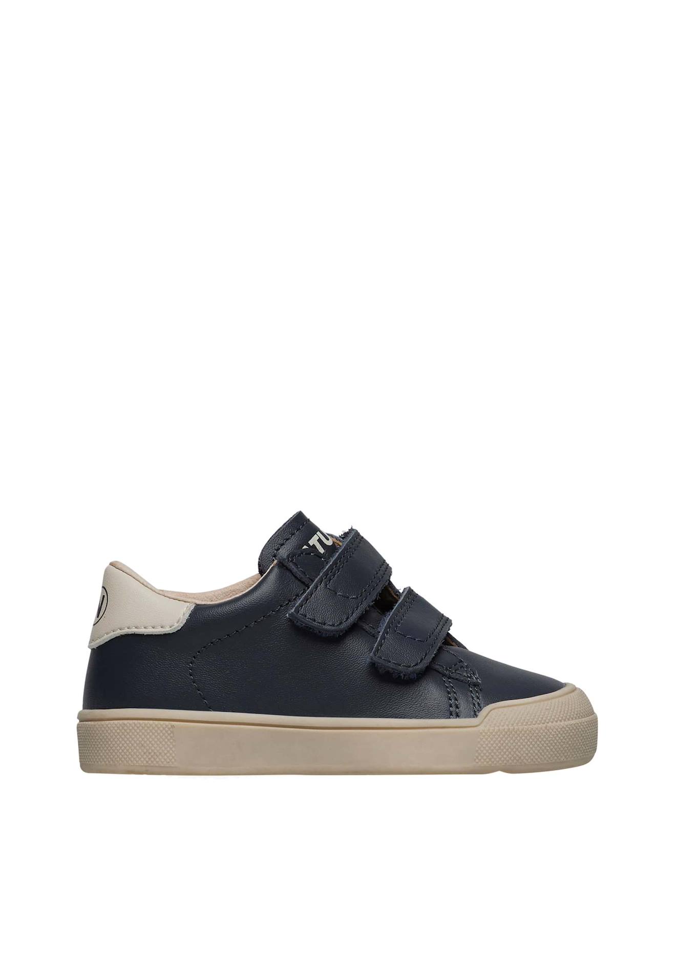 Baskets En Cuir Eindhoven 2 Vl. Bleu Foncé