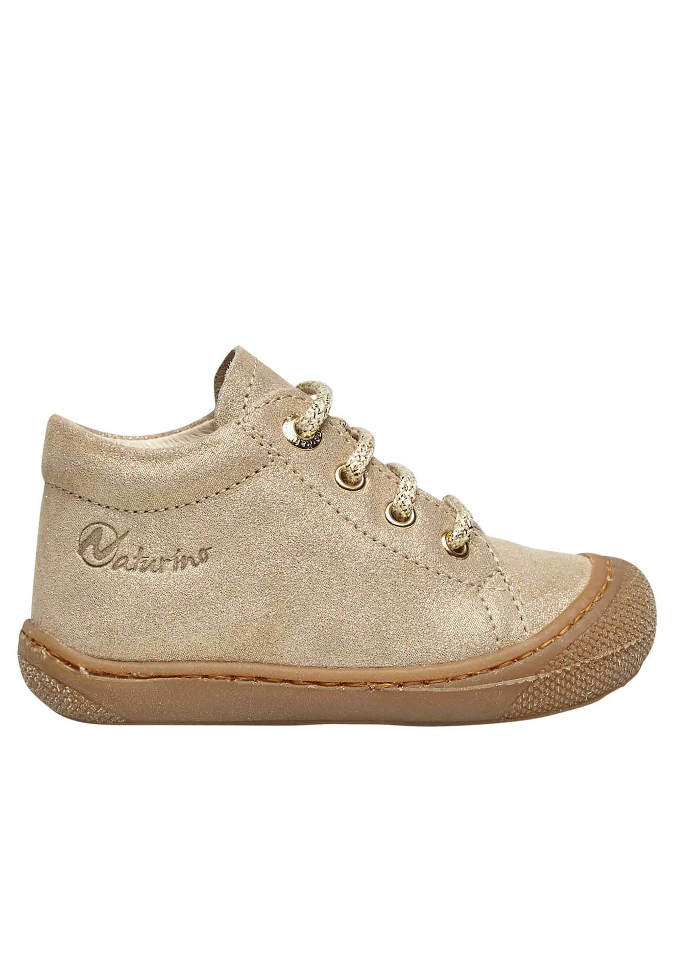 Chaussures En Suède Pailleté Cocoon Platine