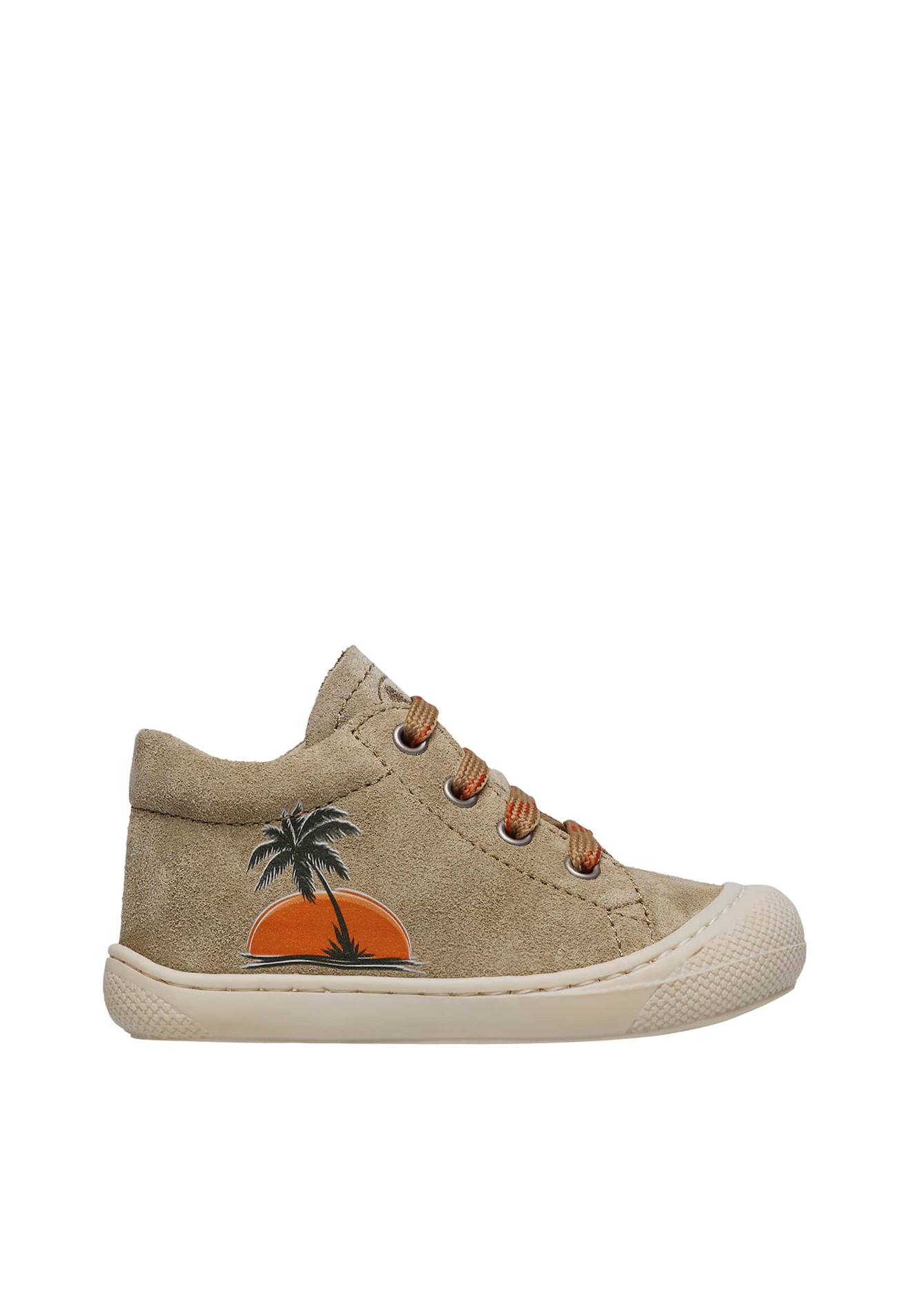 Chaussures Suède Aelium Gris Tourterelle