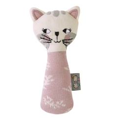 Jouet-Hochet tricoté en coton bio