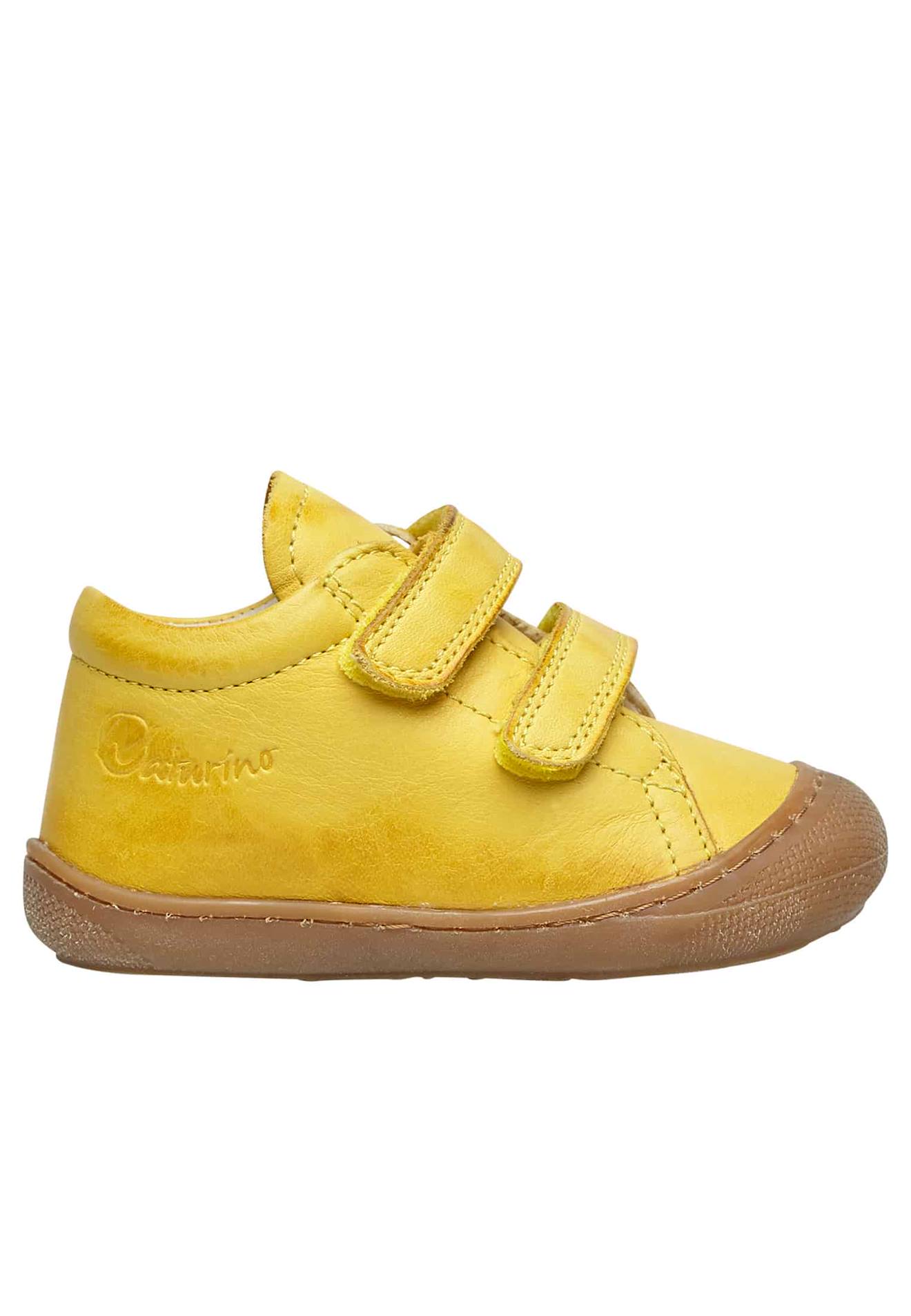 Chaussures Premiers Pas En Cuir Cocoon Vl Jaune