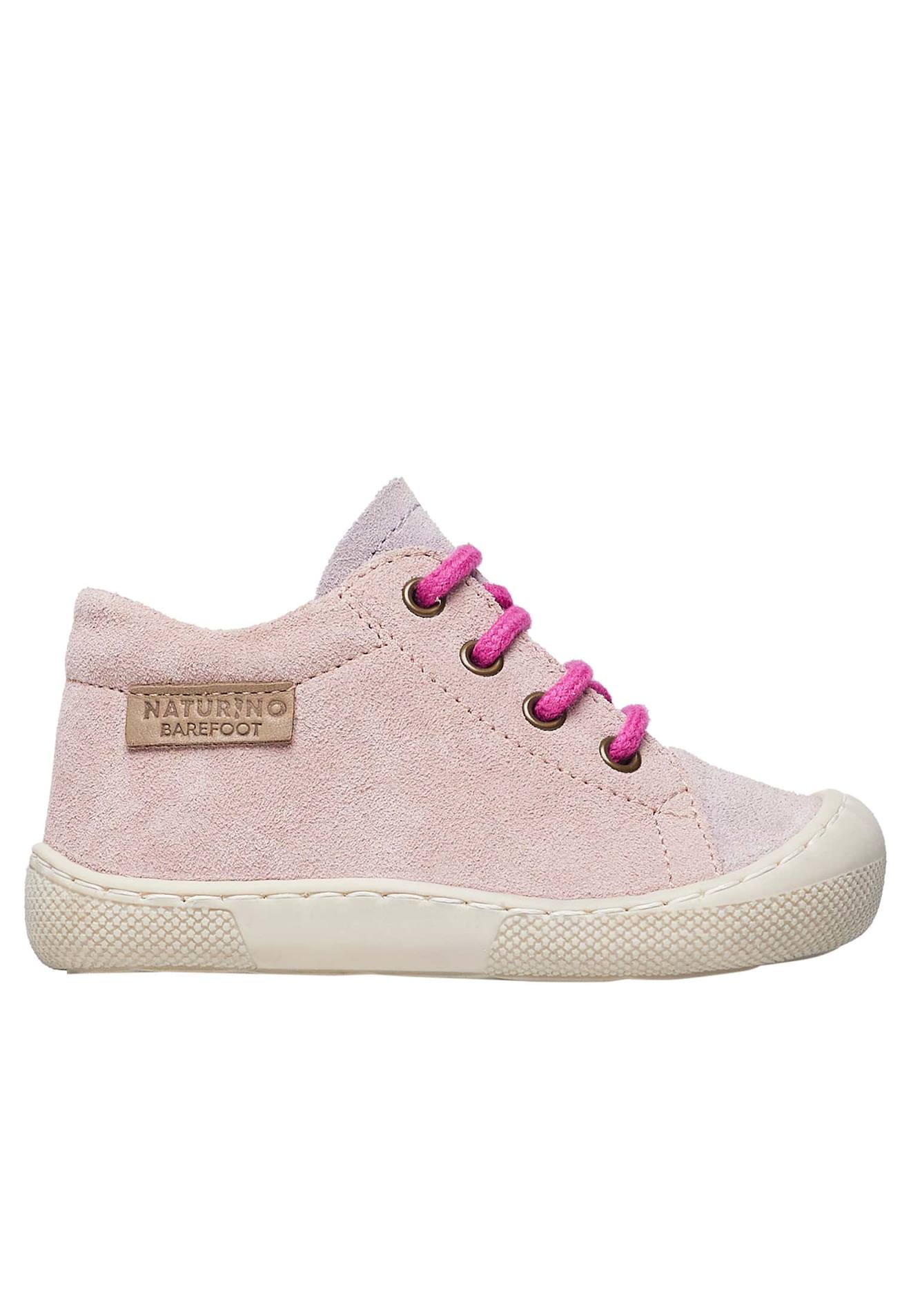 Chaussures Barefoot En Suède Amur Rose
