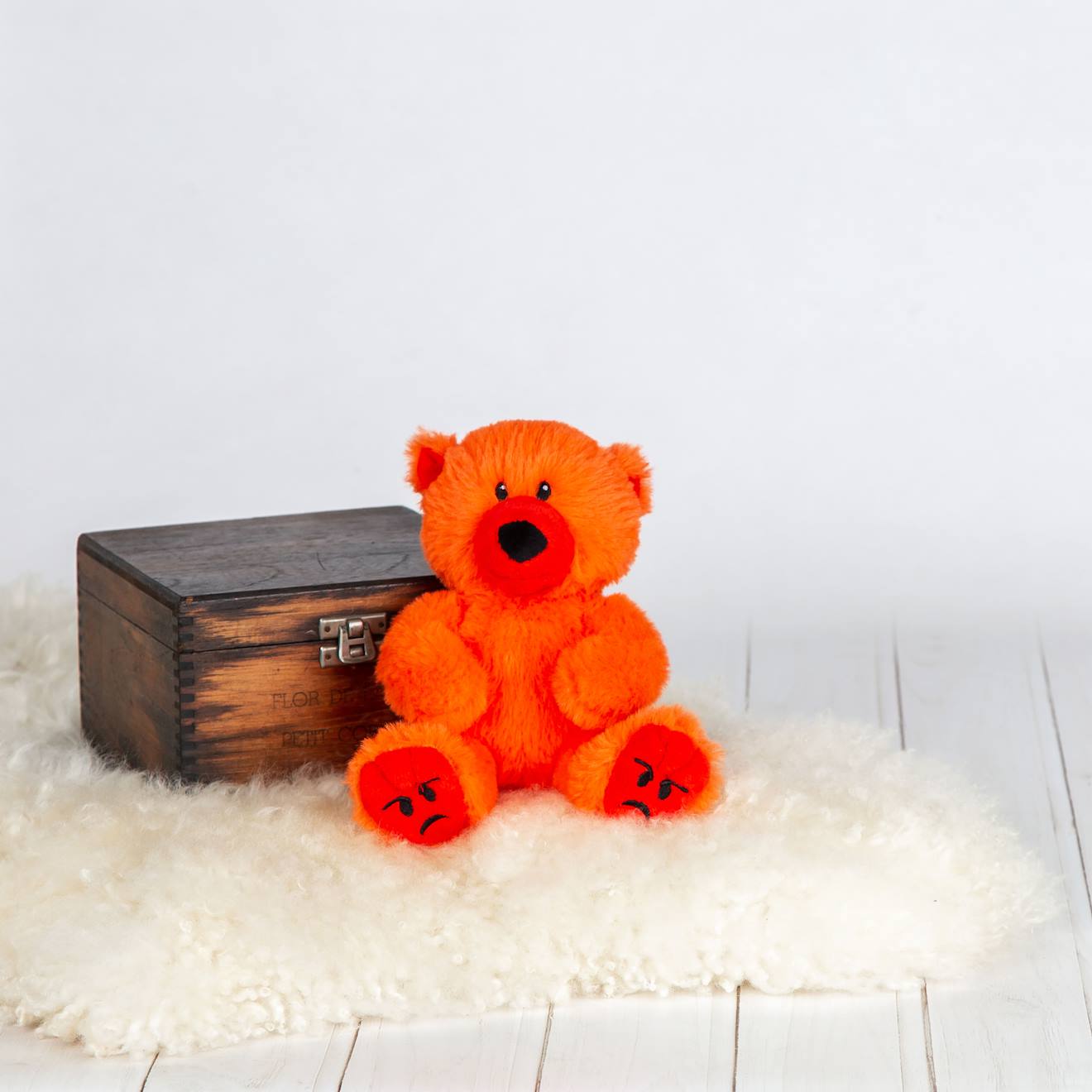 Peluche Grand Ours Foufou Vert