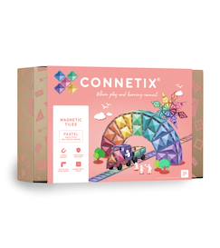 -Jeu de construction magnétique pastel méga paquet, 202 pièces