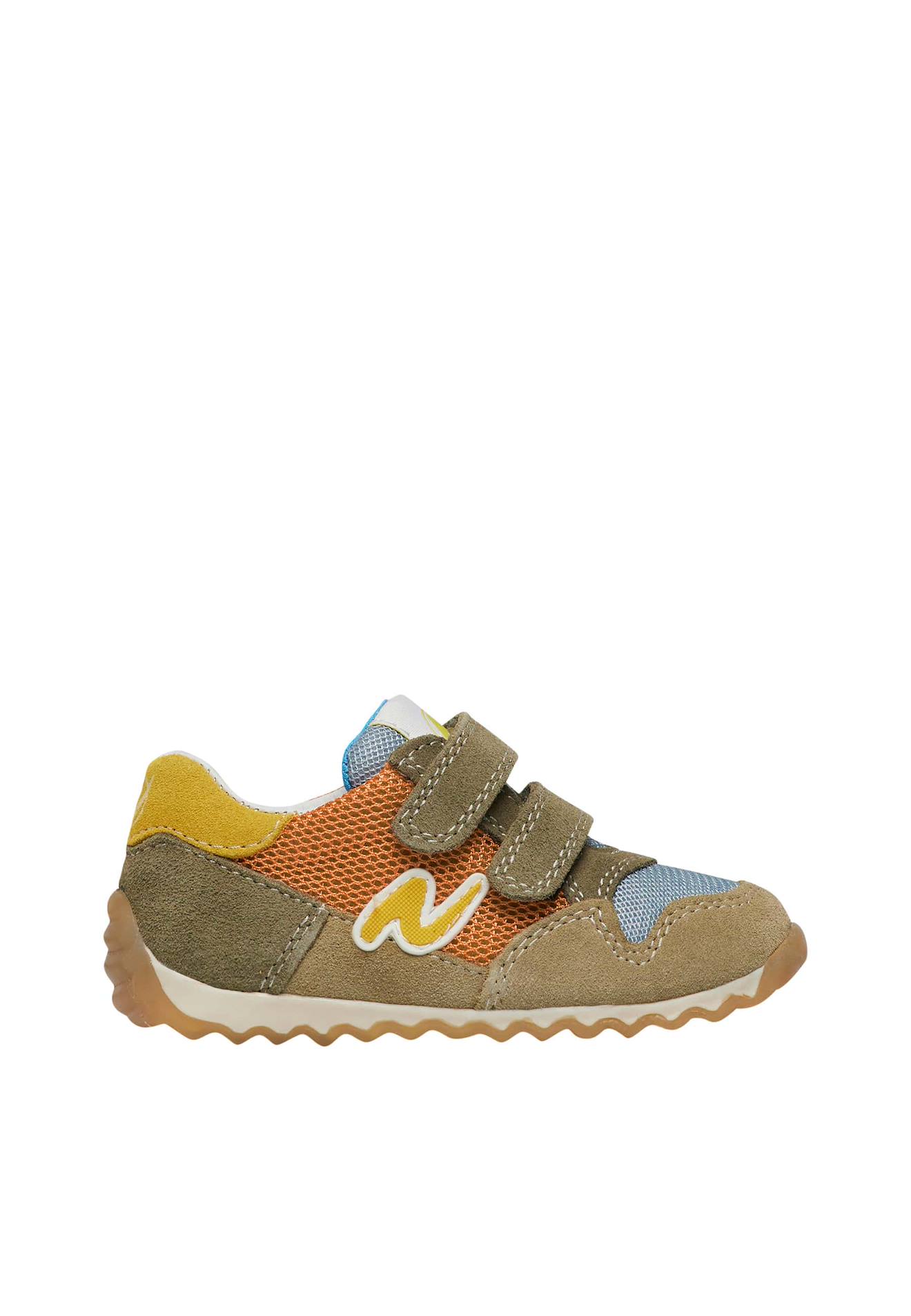 Baskets En Cuir Et Tissu Sammy 2 Vl. Vert