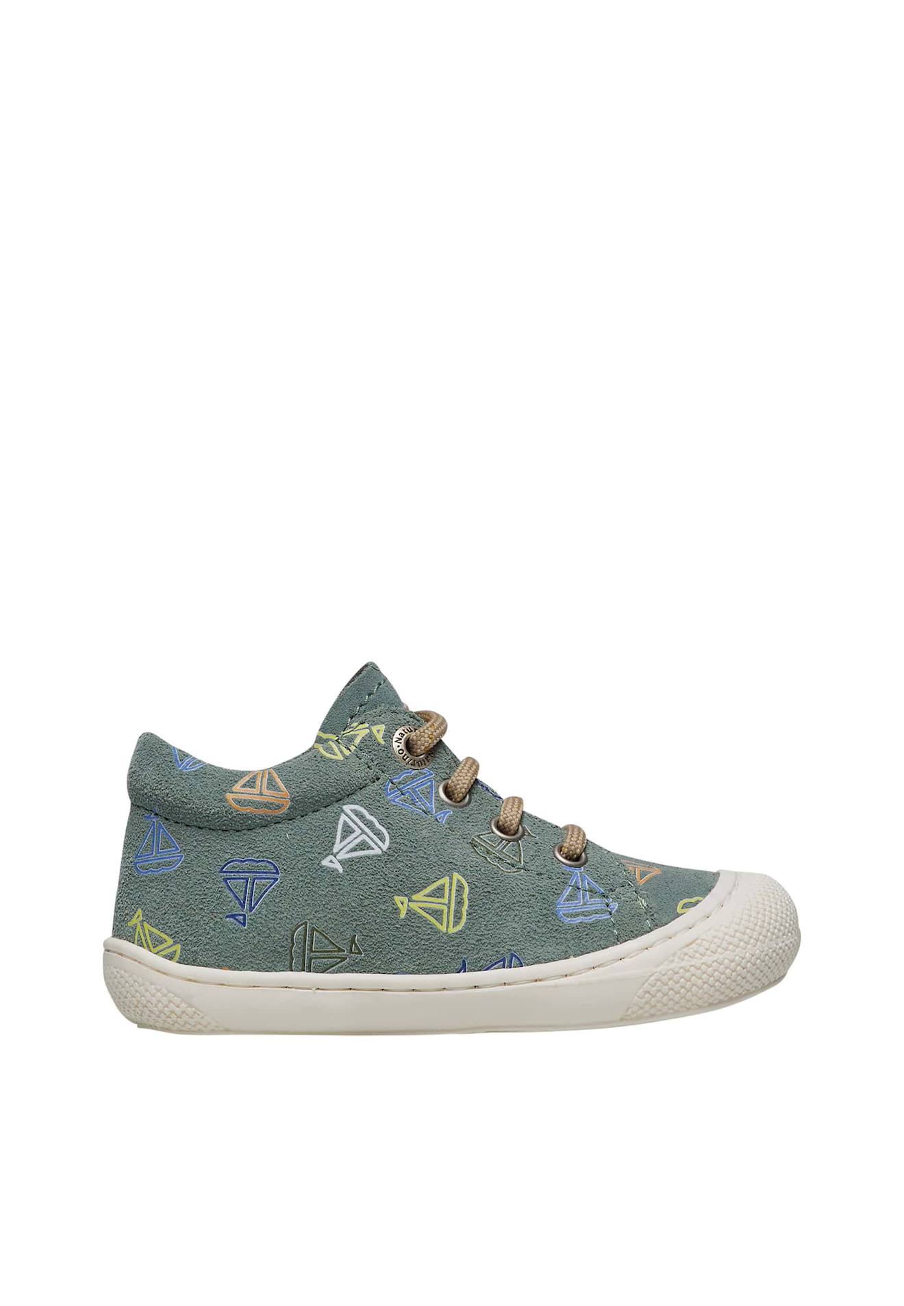 Chaussures En Suède Avec Imprimé Barquettes Cocoon Sage