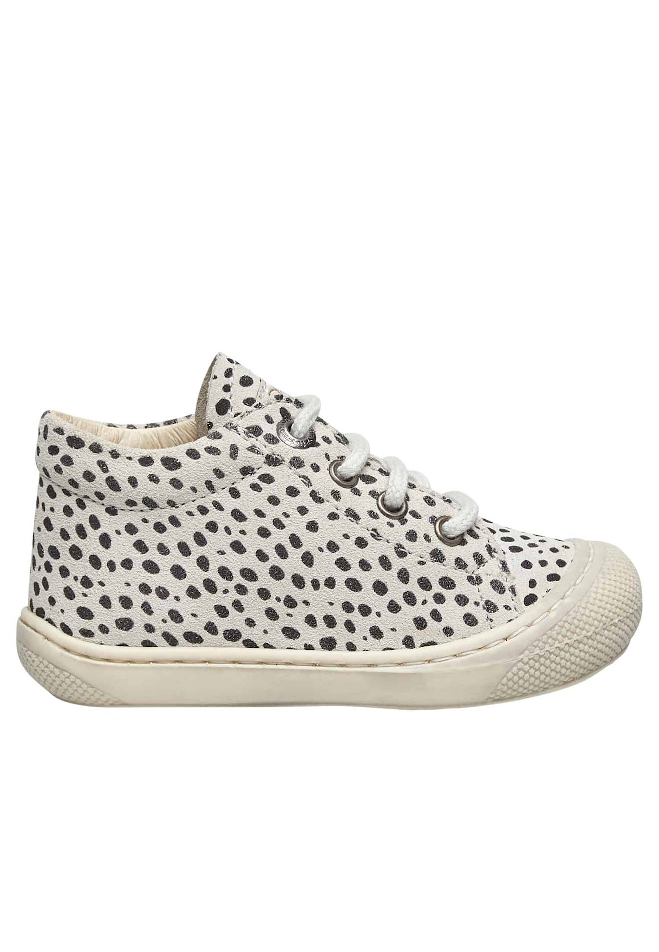 Chaussures En Suède Imprimé Poney Cocoon Gris Clair