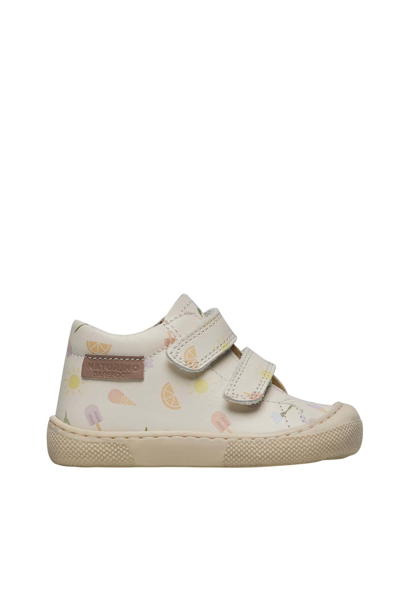 Chaussures Barefoot En Cuir Barefoot Amur Vl Blanc Crème