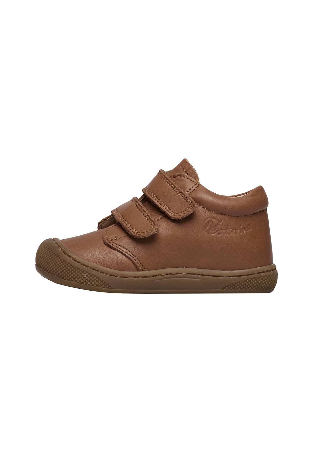 Naturino Cocoon VL - Scarpins Premiers Pas En Cuir Nappa Rose Antique Avec Double Velcro