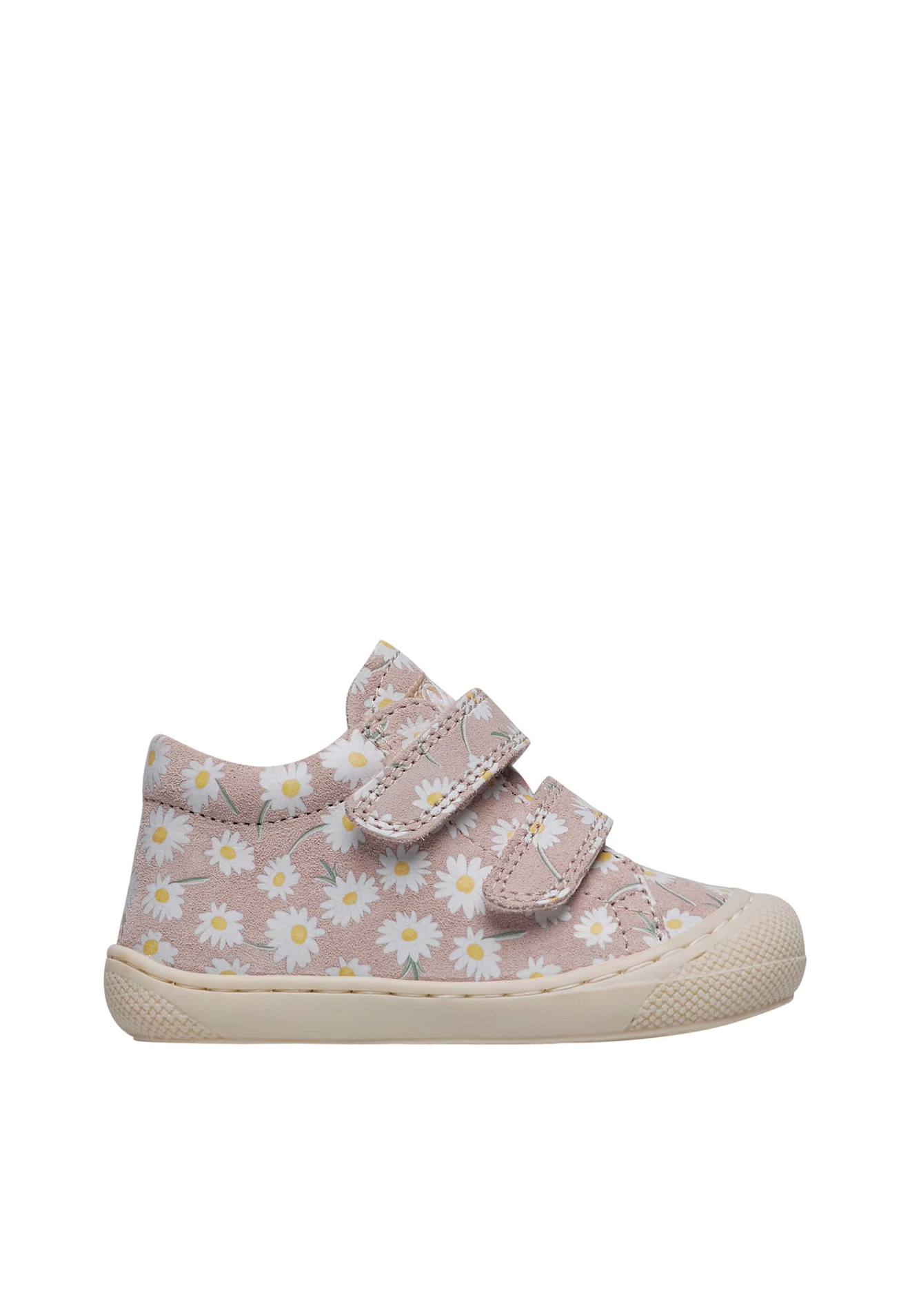 Chaussures Suède Avec Imprimé Marguerites Cocoon Vl Rose