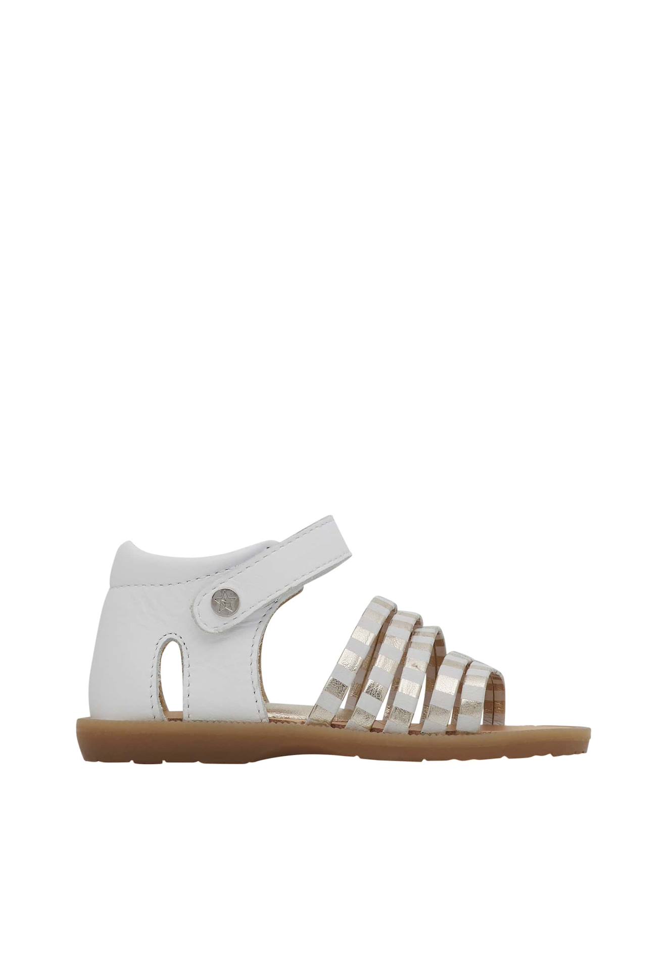 Sandales En Cuir Rubino Blanc