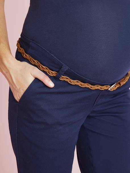 Pantalon chino grossesse entrejambe 78 cm et ceinture marine grisé 5 - vertbaudet enfant 