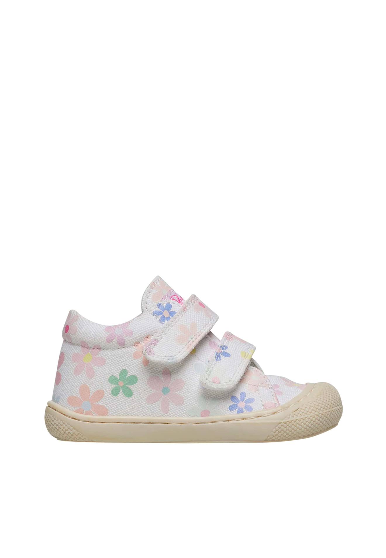 Chaussures En Tissu Avec Imprimé Fleurs Cocoon Vl Blanc