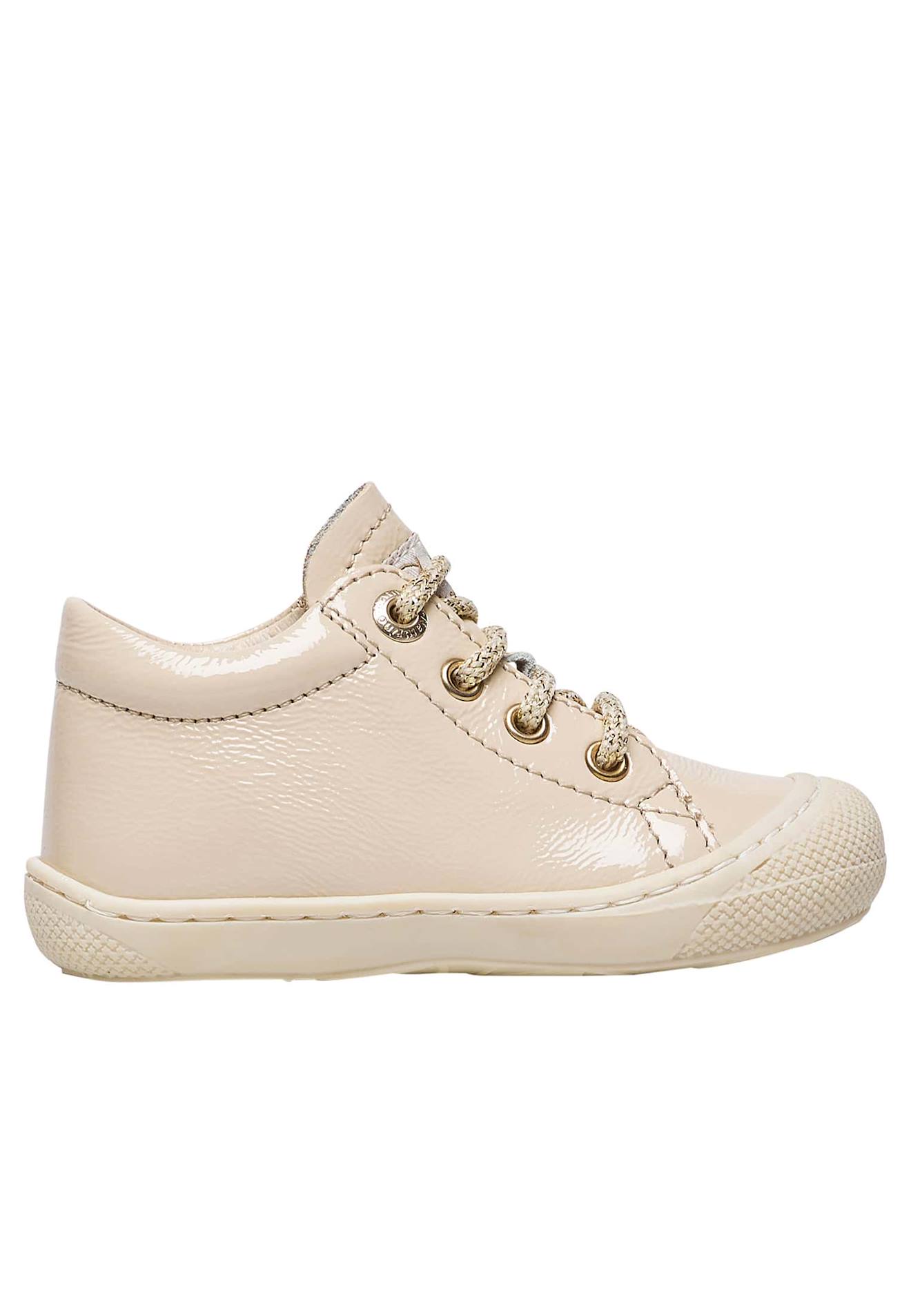 Chaussures Premiers Pas En Vernis Cocoon Platine