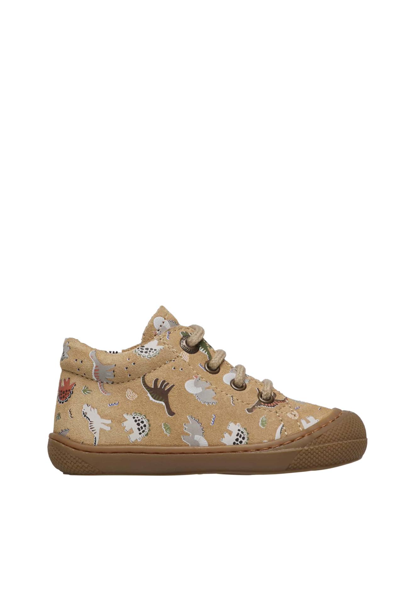 Chaussures En Suède Avec Imprimé Dinosaures Cocoon Beige