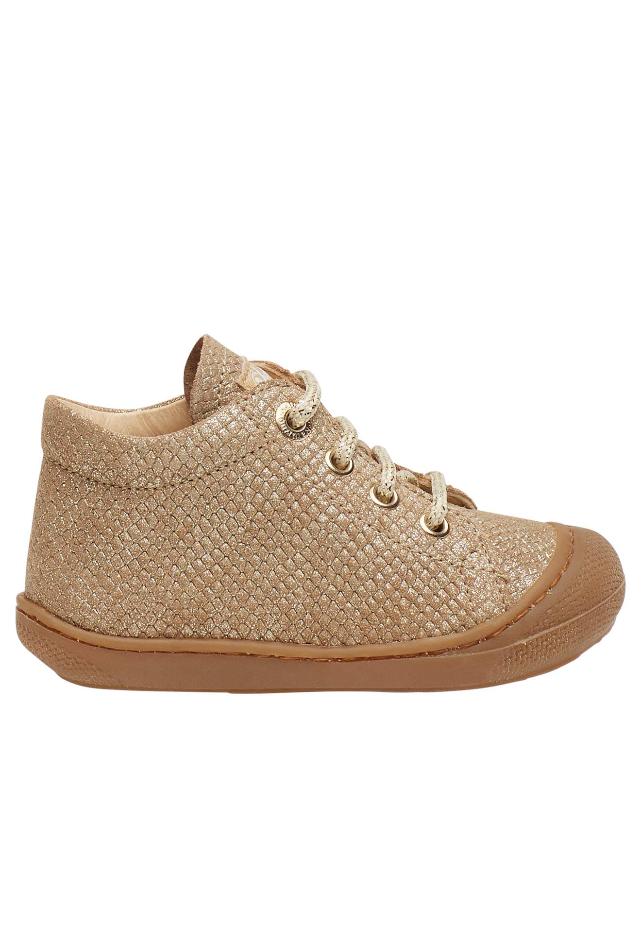 Chaussures En Suède Pailleté Cocoon Platine