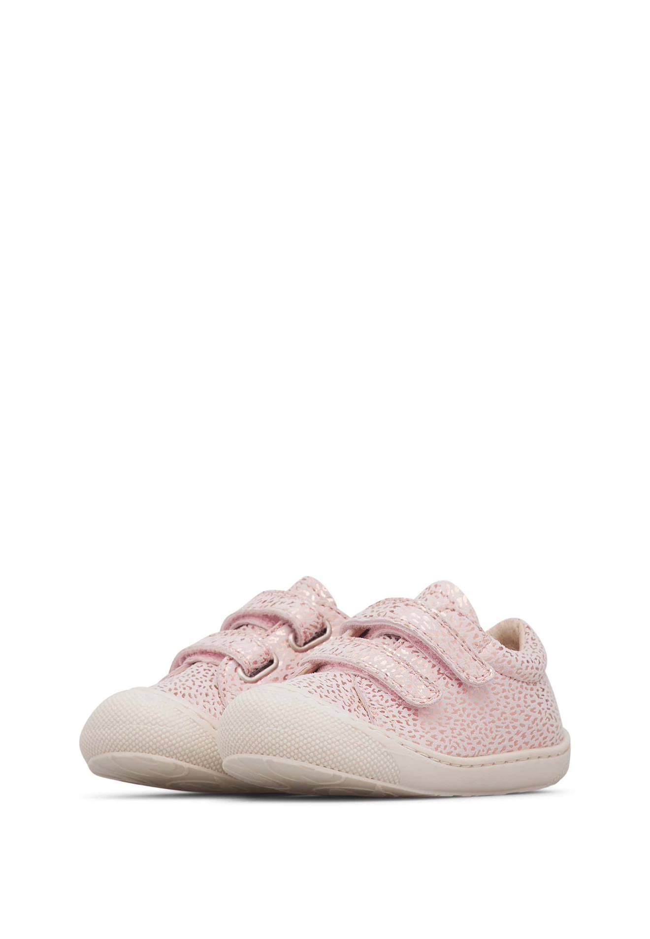 Chaussures Premiers Pas Naturino Cocoon En Suède - Semelle Antidérapante, Double Velcro, Cuir Intérieur - 8