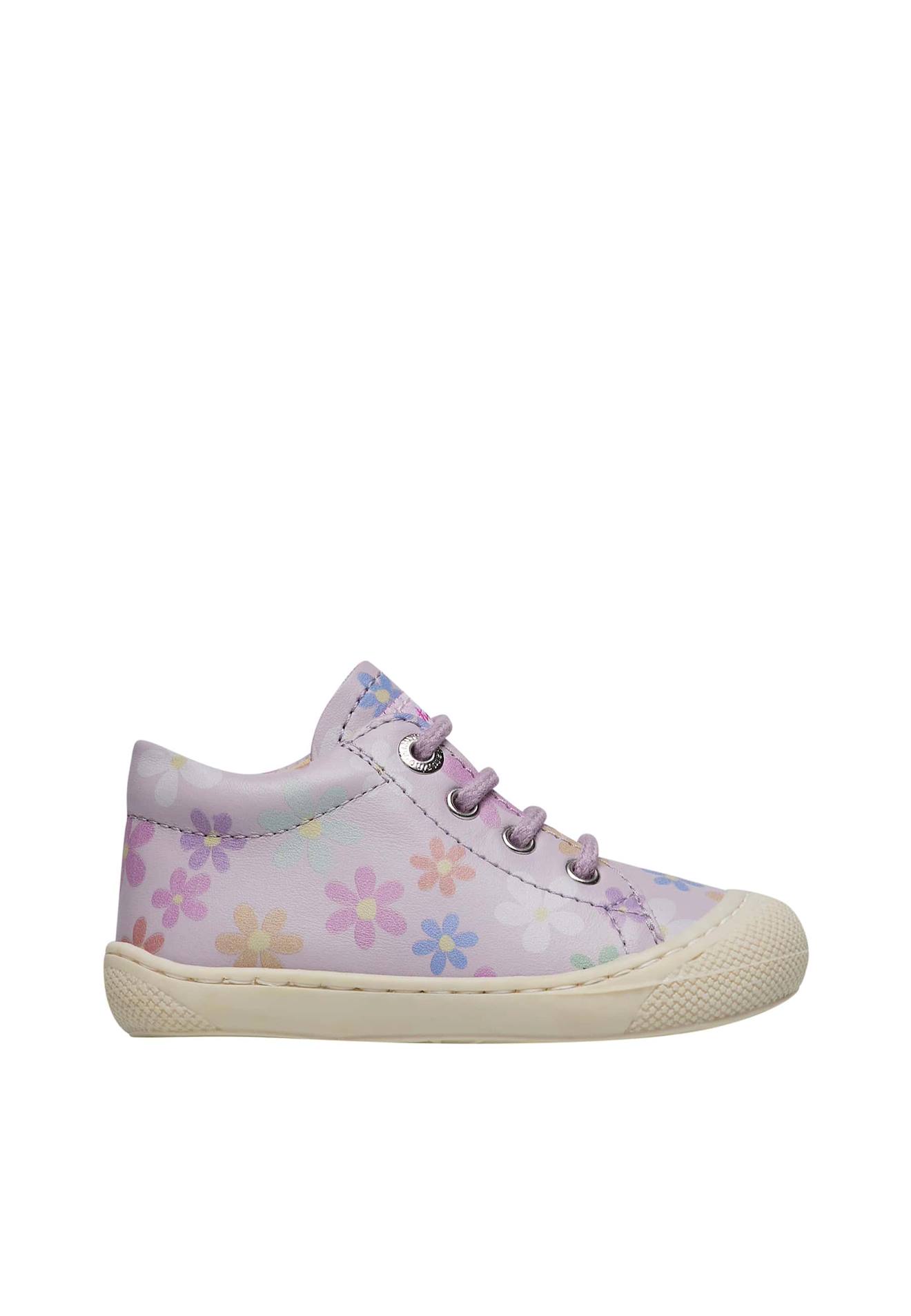 Chaussures Premiers Pas En Cuir Avec Imprimé Fleurs Cocoon Multicolore