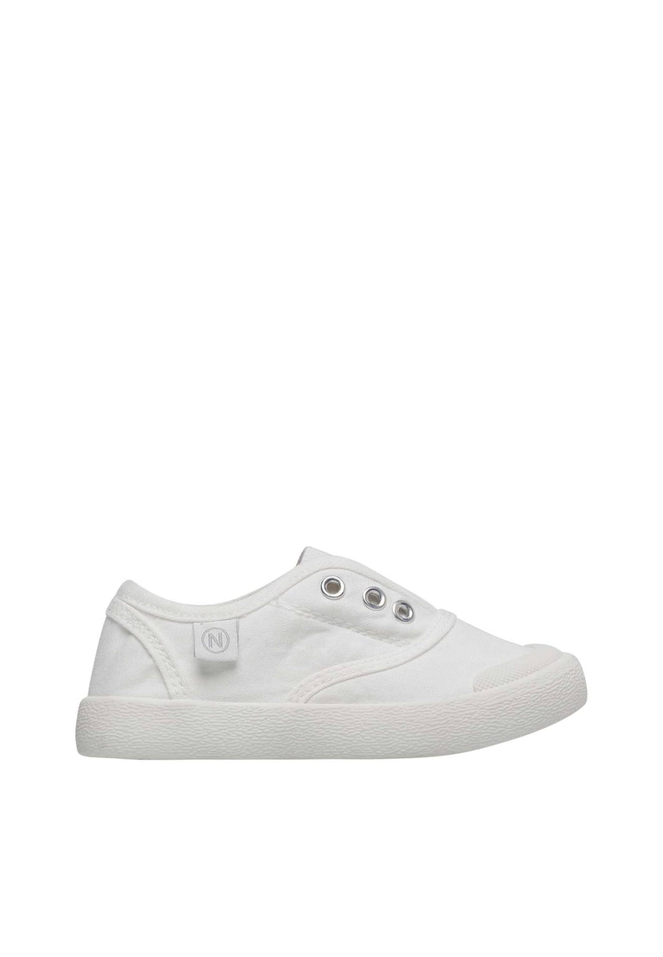 Baskets En Tissu Summer. Blanc