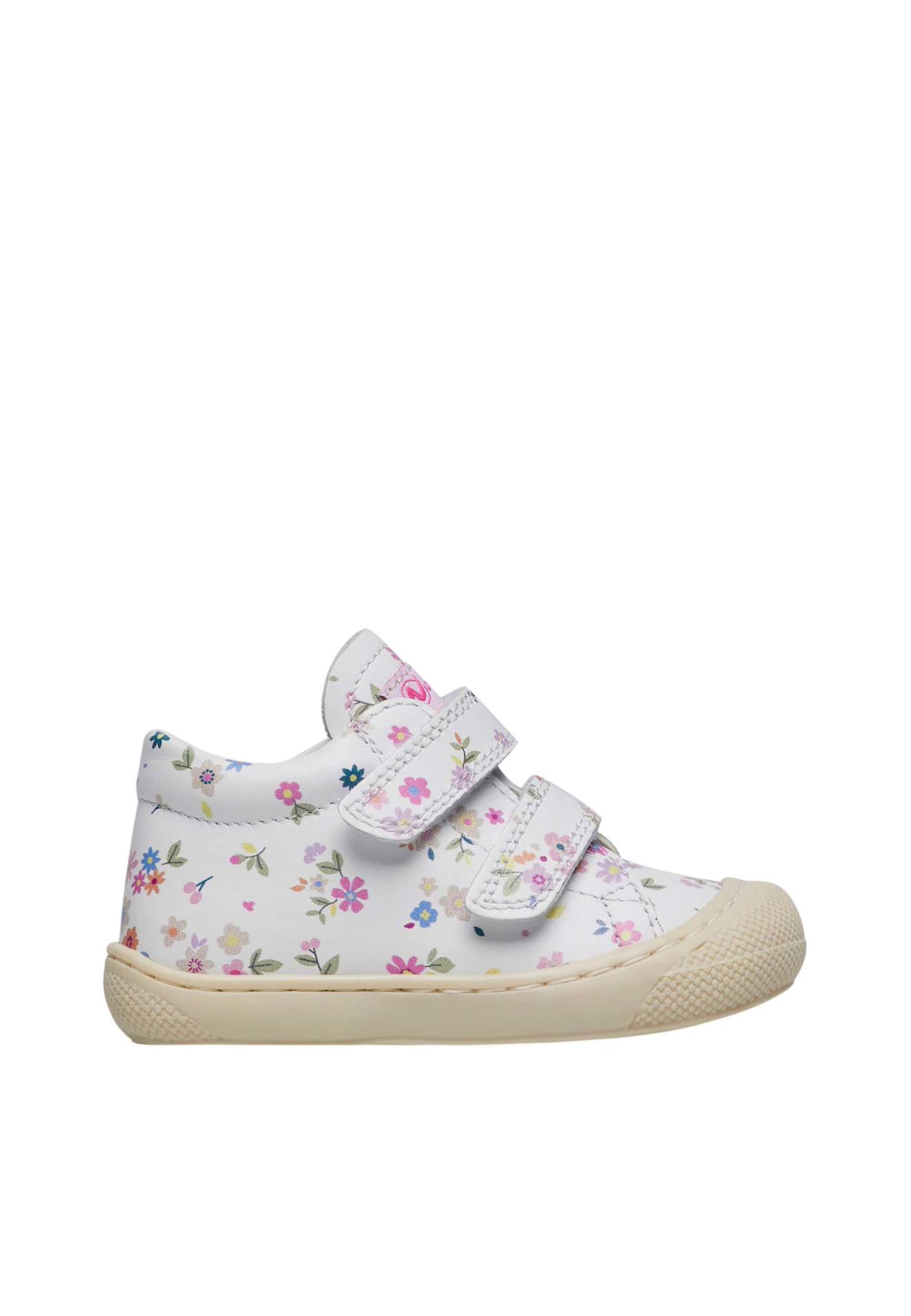 Chaussures En Cuir Avec Imprimé Fleurs Cocoon Vl Blanc