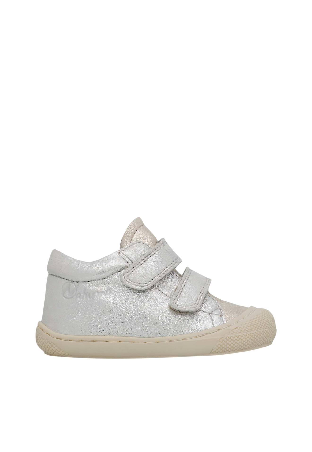 Chaussures Premiers Pas En Cuir Cocoon Vl Argent