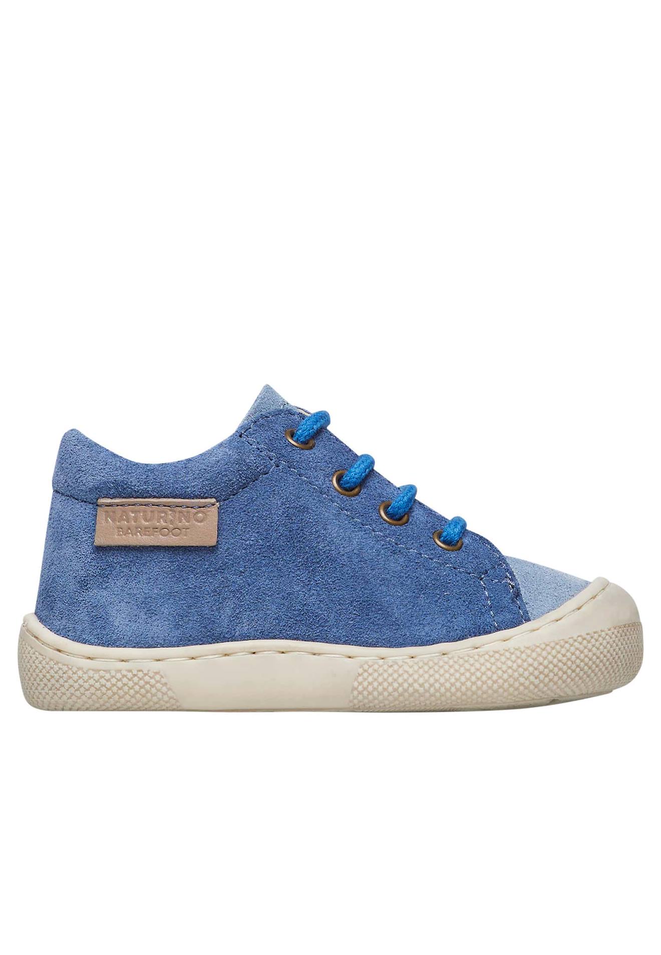 Chaussures Barefoot En Suède Amur Céleste