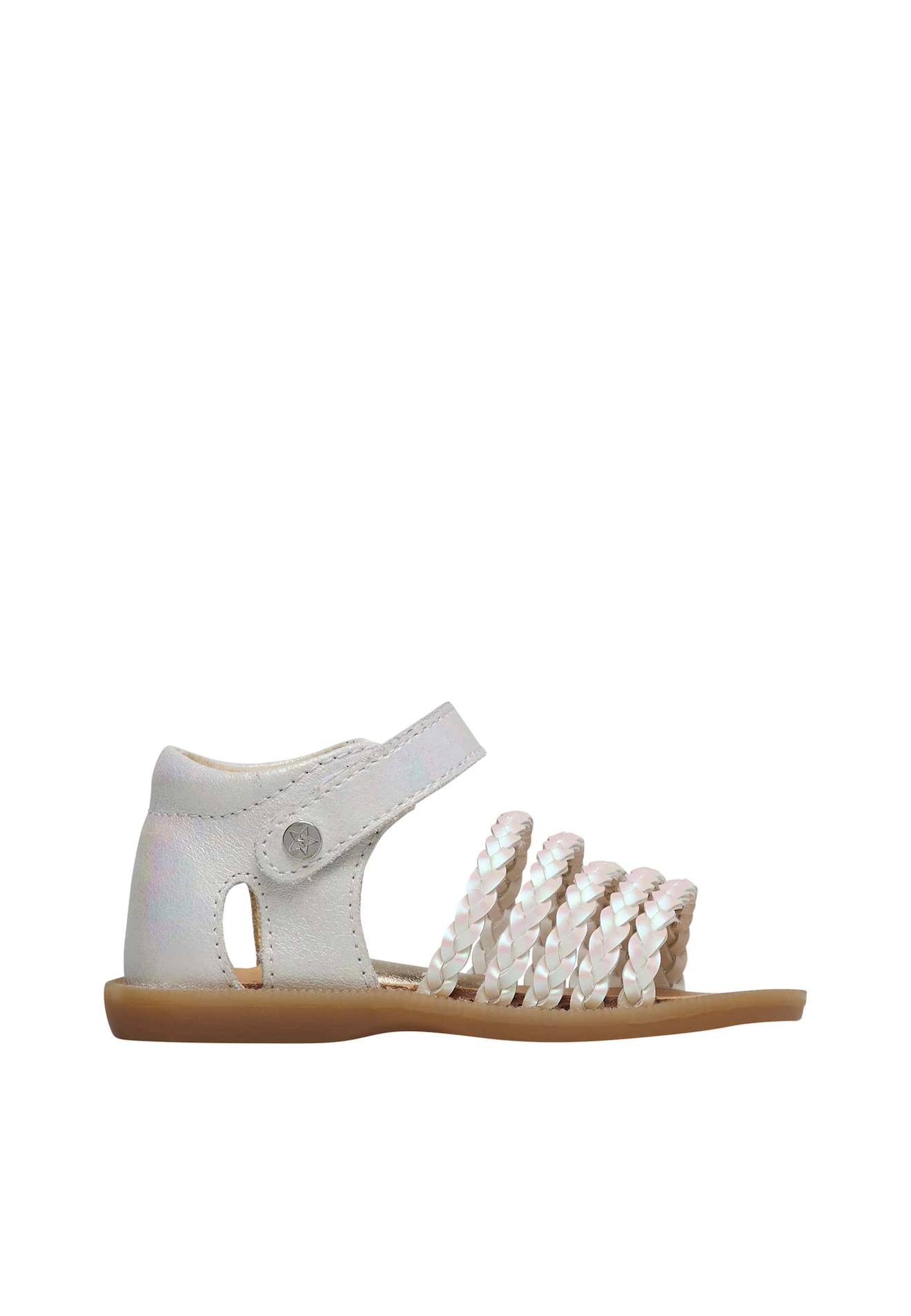 Sandales En Cuir Rubino Blanc
