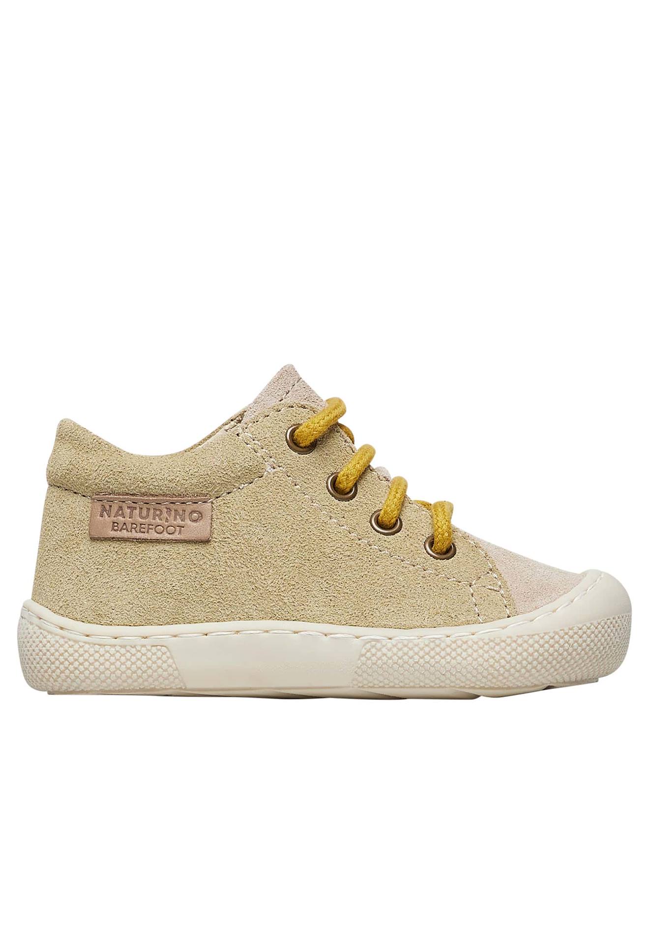 Chaussures Barefoot En Suède Amur Beige